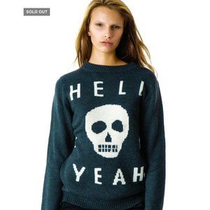 Glamour Kills Skull Yeah Oversized Knit Sweater